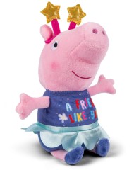Peppa Pig Plush 20cm Peppa With Star Hair Band