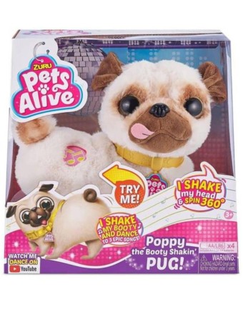 Jucarie Plus Pets Alive Pug-s1 Booty Shaking Pug (9521)