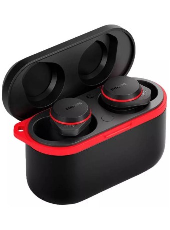  Philips Audio Taa7507bk/00 Wireless Bluetooth Noise-cancelling Sports Earbuds Black