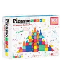 Picasso Tiles 3-D Magnetic Building Set (101pcs) (pt101) 