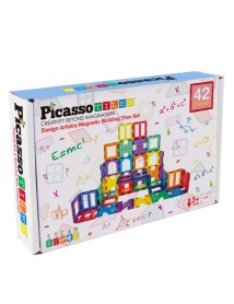 Picasso Tiles Artistry Magnetic Tiles Set 42 Pcs 