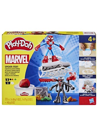 Plastilina Play-doh Spiderman Launch And Slice Battle (f9827)