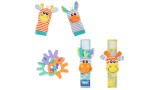 Jucarie Plus Playgro Wrist Rattle And Foot Fingers Jungle Friends (10188405)