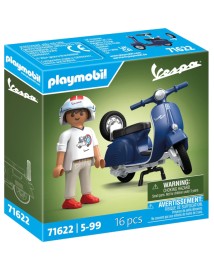 Playmobil 1969 Vespa 150 Sprint Veloce, Blue (71622) 