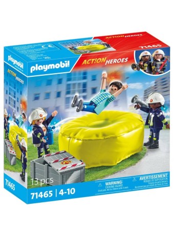  Playmobil Firefighter With Air Pillow (71465)