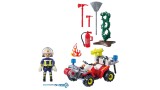 Joc Lego Playmobil Firefighting Quad (71825)