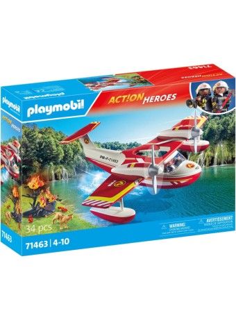  Playmobil Firefighting Sea Plane With Extinguishing Function (71463)