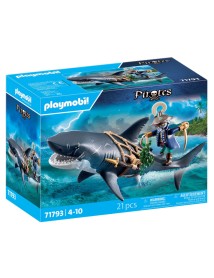 Playmobil Giant Shark With Pirate (71793) 