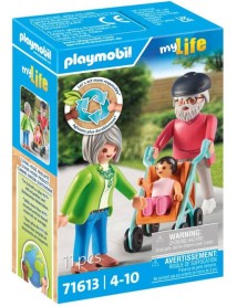 Playmobil Grandparents With Baby 71613 