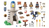  Playmobil Knights Tower With Smith And Dragon (71483)
