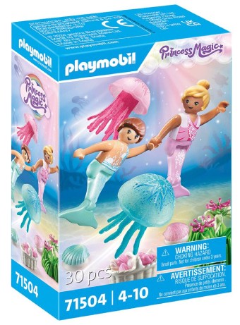  Playmobil Little Mermaids With Jellyfish (71504)