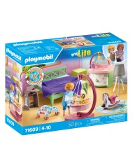 Playmobil Sleeping Room With Baby Play Corner (71609)