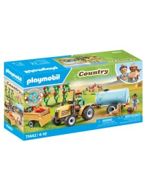 Playmobil Tractor With Trailer And Water Tank (71442) 