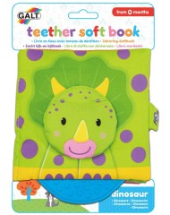 Plus Galt Teether Soft Book Dinosaur (31024672)