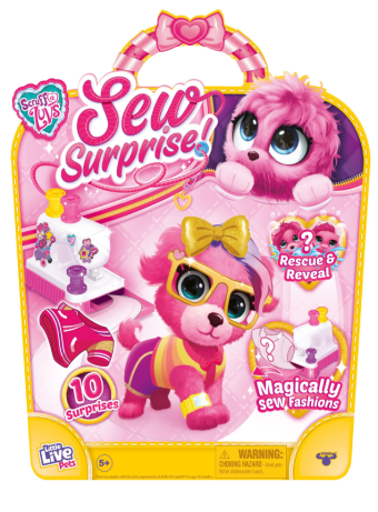 Jucarie Plus Scruff-a-luvs Sew Wow Pink (30385)