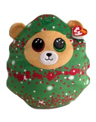 Plus Ty Squish A Boos Winter Collection Everett The Christmas Tree Bear 35cm (ty39406)