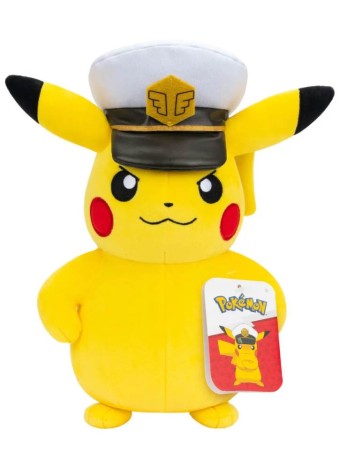 Jucarie Plus Pokemon Captain Pikachu Plush 20cm (pkw4295)