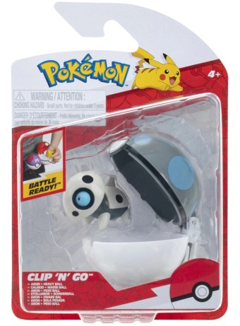 Joc Pokemon Clip N Go Aron With Heavy Ball (pkw4147)