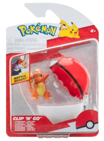 Figurina Joc Pokemon Clip N Go Charmander With Poke Ball Pkw3635