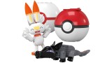 Figurina Joc Pokemon Fire Type Trainer Team Mega Construction Set Htj06