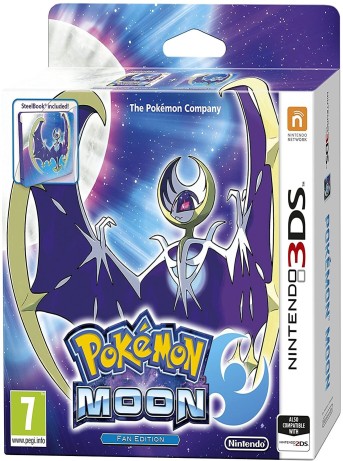 Joc Pokemon Moon Steelbook Fan Edition pentru Nintendo 3DS