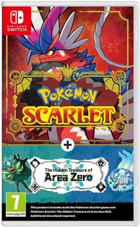 Joc Pokemon Scarlet + Hidden Treasure Of Area Zero DLC pentru Nintendo Switch