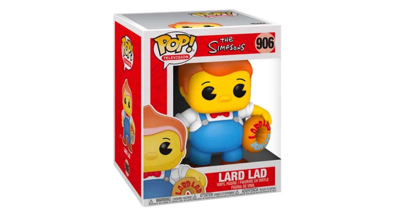 Funko Pop! Animation: The Simpsons Lard Lad - Donut Boy Lad Figura Vinile 9,5 Cm - 4
