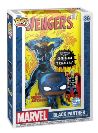Figurina Joc Pop Comic Covers Marvel The Avengers Black Panther Special Edition 36 9cm