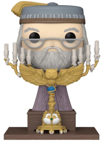 Figurina Joc Pop Deluxe Harry Potter Prisoner Of Azkaban Albus Dumbledore With Podium 172 10cm