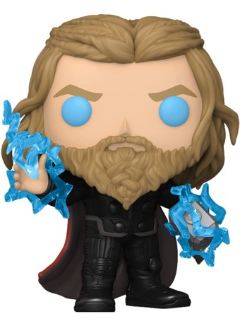 Figurina Joc Pop Marvel Avengers Endgame Thor With Thunder Glows In The Dark