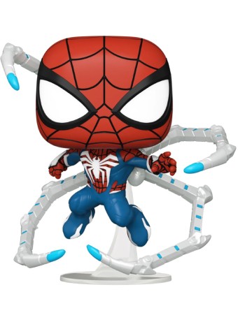 Figurina Joc Pop Marvel Gamervese Spider Man 2 Peter Parker Advanced Suit 2.0 971 Bobble Head 10cm