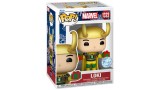 Figurina Joc Pop Marvel Loki With Sweater Metallic Special Edition 1322 Bobble Head 9cm