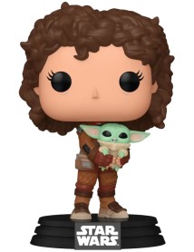 Pop Star Wars The Mandalorian Peli Motto With Grogu 665 9cm 