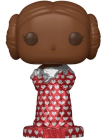 Pop Star Wars Valentines Day 2024 Princess Leia Valentine Chocolate 676 Bobble Head 