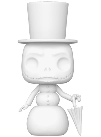 Figurina Joc Pop The Nightmare Before Christmas Snowman Jack Diy White Special Edition 1417 9cm