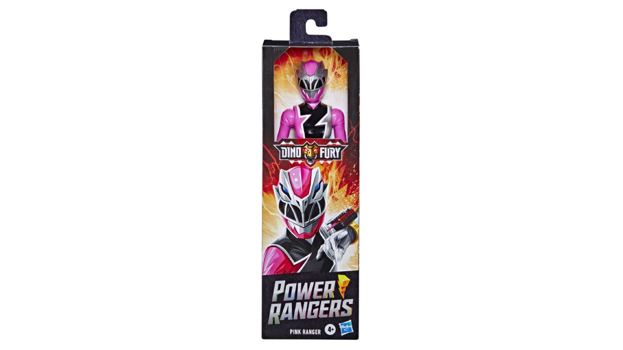 Power Rangers Dino Fury - Ranger Rosso Attacco Rotante 30 Cm Con Luci - 4
