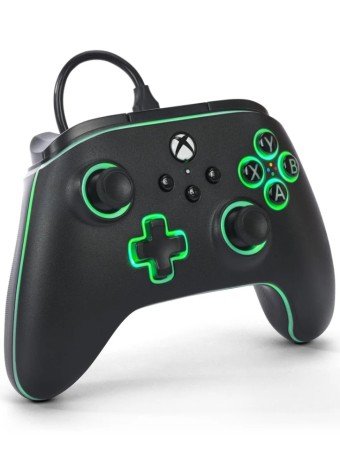  Powera Advantage Wired Controller Lumectra + Rgb Led Strip Black S pentru XBOX SERIES