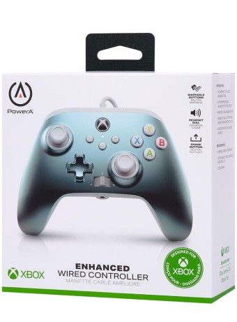  Powera Enhanced Wired Controller Metallic Ice S pentru XBOX SERIES / PC