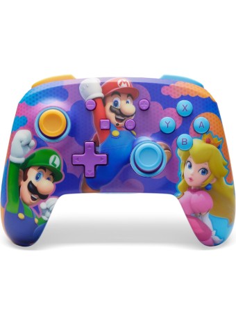  Powera Enhanced Wireless Controller Color Splash Heroes pentru NSW