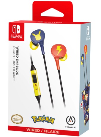 Powera Nsw Wired Earbuds Pokemon Pikachu Blossom - Nintendo Switch pentru Nintendo Switch