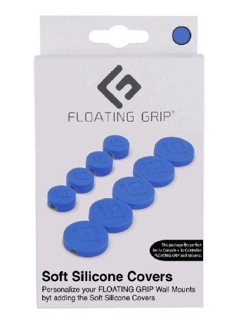  Protectie Silicon Floating Grip Wall Mount Albastru pentru PS5 / PS4