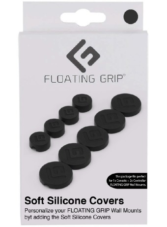  Protectie Silicon Floating Grip Wall Mount Negru pentru PS5 / PS4