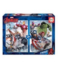 Puzzle 2x500 Avengers (80-17994)