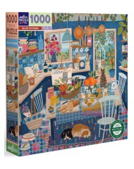 Puzzle Eeboo 1000pc Blue Kitchen (epztbuk)