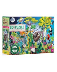 Puzzle Eeboo Rainforest Life 20pc