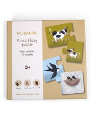 Puzzle Filibabba Parent And Baby Farm Animals (fi-02767)