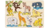  Puzzle Goki African Baby Animals Lift Out (57829)
