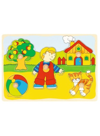  Puzzle Goki Cat House Lift-out (57858)