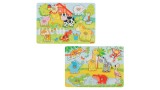  Puzzle Goki Farm Animals & African Baby Animals Lift-out (1240193/1240209)