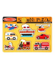 Puzzle Melissa & Doug Vehicles Sound 8pc (50206)